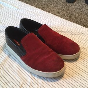 Size 8-9 universal Prada slip-on shoes